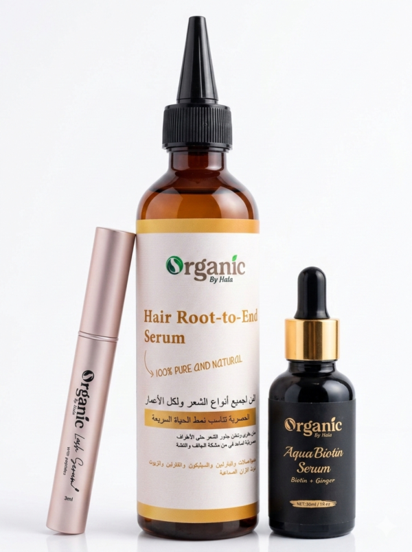 Root to End, Aqua Biotin, Eyelash Serum Trio