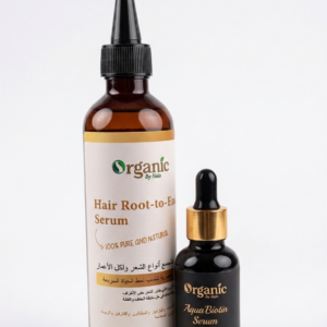 Organic by Hala Hair Thickening Duo – Aqua Biotin & Root to End Serums